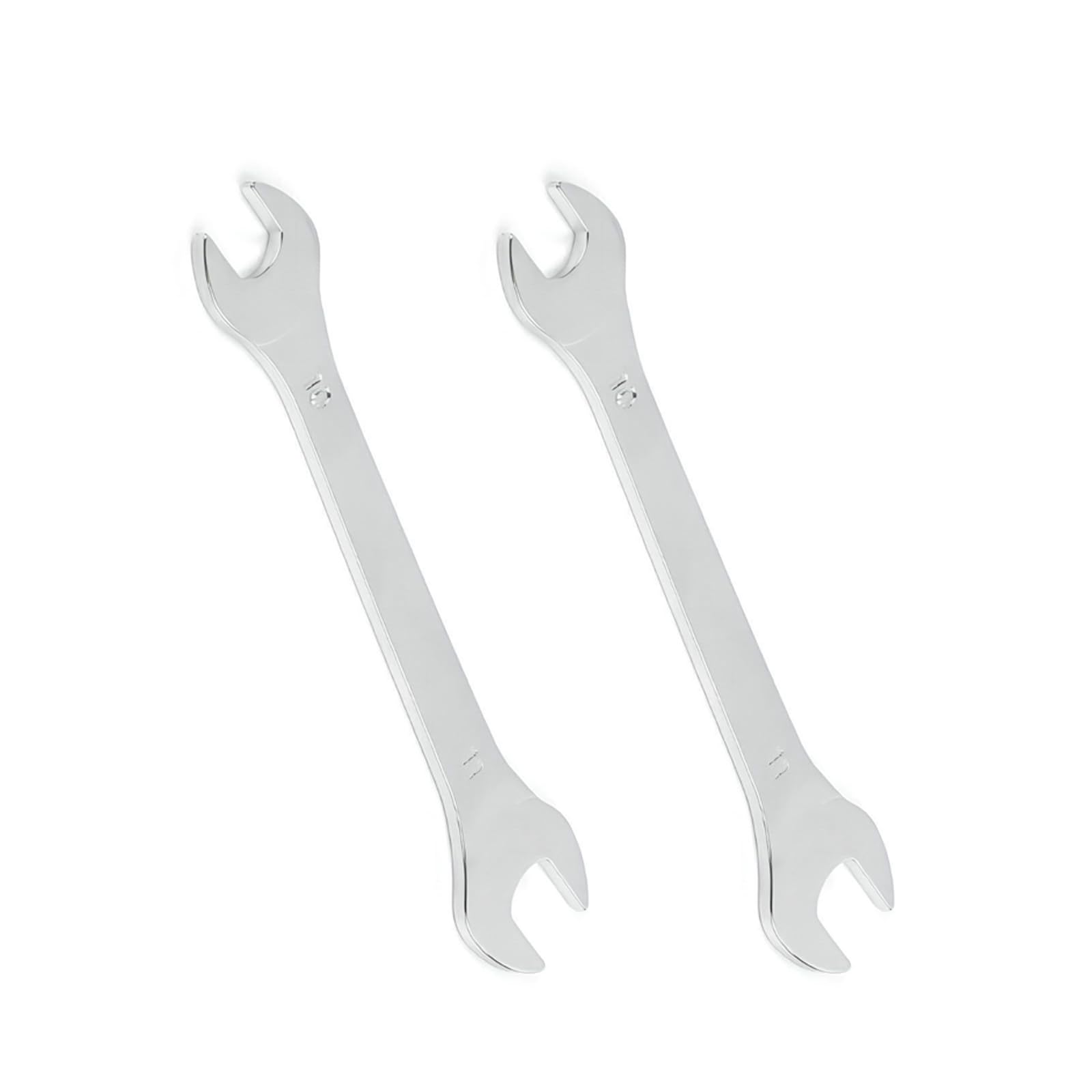 Vokenforu 2 Pcs Open End Spanner, 10mm x 11mm Super Thin Carbon Steel Double Open Ended Wrench, Metric Repairing Tool for Bicycle