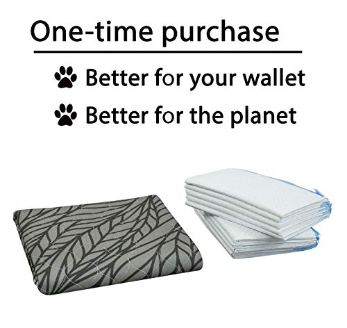 rocket & rex Washable, Reusable, Pet Training and Puppy Pads. 4-Pack (x-Large). Waterproof, Leak-Proof and Absorbent. Whelping, Incontinence, Travel, Bed Wetting, Mattress Protector. - Thumbnail 3