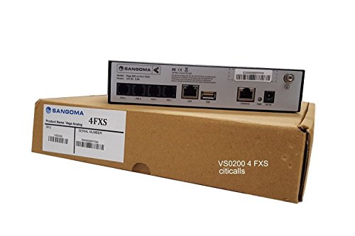 Sangoma Vega VS0200 60G-0400 4 Port FXS SIP T.38 Analog VoIP Gateway