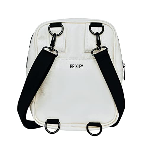 Brixley Leather Crossbody Bag Sling Purse for Women Men Girls Travel