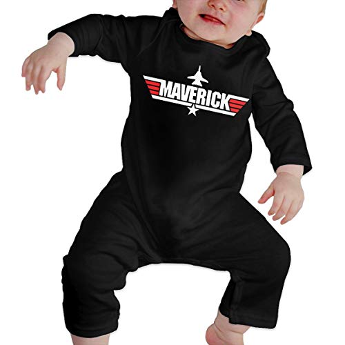 Custom Top Gun Maverick Baby Onesie Organic LongSleeve Bodysuit