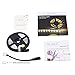 16.4ft Led Flexible Light Strip,300 Units SMD 2835 LEDs,12V DC Non-waterproof DIY Holiday Home Kitchen Car Bar Indoor Party Decoration(Warm White)