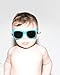 Hipsterkid Polarized Classic Wayfarers Kids & Baby Sunglasses w/Strap - UVA/UVB Protection, Shatter-Resistant, BPA Free - Stylish Christmas Gifts for Kids, Babies, Boys & Girls - Ages 0-2, Blue