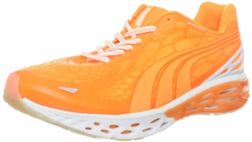 PUMA Men's BioWeb Elite Glow Running Shoe,Fluorescent Orange,10 D US