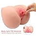 Sex Doll Male Masturbator Butt Realistic Big Ass Female Torso Doll with Vagina Anal Sex for Men Masturbation Adult Toy Sex Toy (Flesh Ass)