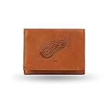 Rico Industries NHL Detroit Red Wings Embossed Leather Trifold Wallet