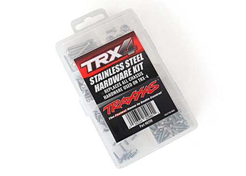 Traxxas 8298 TRX-4 Stainless Steel Hardware Kit, Silver