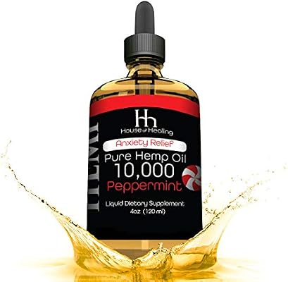 Hemp Oil for Pain Anxiety Relief :: Hemp 10,000mg :: Hemp Extract :: May  Help with Inflammation, Joints, Mood, Sleep \u0026 More :: Hemp Drops :: Rich in Omega  3,6,9 (Peppermint) in Qatar - binge.qa