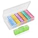 7 Day Pill Organizer, Topsma Premium Pill Case 3 Times a Day, Large Portable Travel Prescription Pill Box with BPA Free to Hold Vitamin, Supplements and Medication