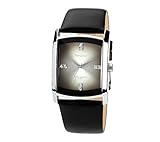 Armitron Men's 33mm Crystal Accent Black Leather Strap Dress Watch