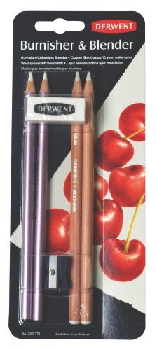 Derwent blender and burnisher pencil set, drawing, art …