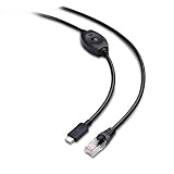 Cable Matters USB C to RJ45 Console Cable for Windows and MacBook Pro (Compatible Cisco Console Cable, Rollover Cable) with FTDI 6 Feet