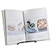 mDesign Decorative Metal Tablet, Cookbook Recipe Holder, Picture Display Easel, Plate Stand for Kitchen Countertops, Home Decor - Portable, Freestanding - Bronze