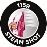 Russell Hobbs Light & Easy Berry Steam Iron 2400W 240ml Ceramic Soleplate view 6