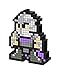 PDP Pixel Pals Teenage Mutant Ninja Turtles Shredder Collectible Lighted Figure, 878-037-NA-SHREDDER