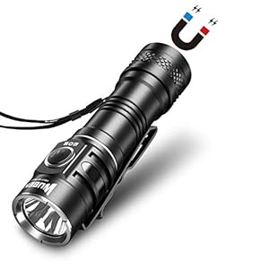 WUBEN E05 LED Flashlight EDC Mini Light 900 Lumens USB Rechargeable Waterproof Mini Torch with Battery Included Magnet…