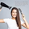 Curved-Vent-Brush-and-Professional-Styling-Brushes-Hair-Detangler-Faster-Blow-Dry-with-Black-Carbon-Anti-static-Barber-Comb-for-Men-Women-Kids-Suitable-for-All-Hair-Types-Giftbox-and-Comb-Included Hair Brush, Curved Vented Brush Faster Blow Drying, Paddle Detangling Hair Brushes for Women Men, Professional Curved…