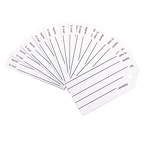 10Pack Name ID Card Blank Fit for Luggage Tags