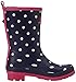 Joules Women's Molly Welly Rain Boot, Navy Apot, 8