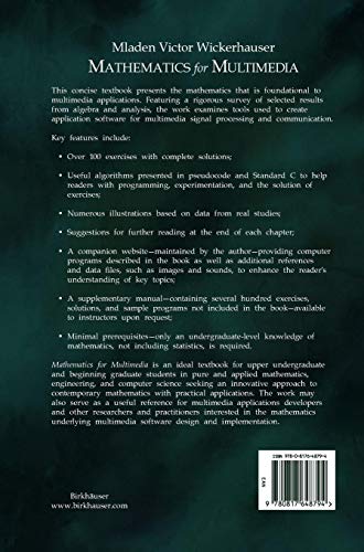 Mathematics for Multimedia (Applied and Numerical Harmonic Analysis) - Thumbnail 2