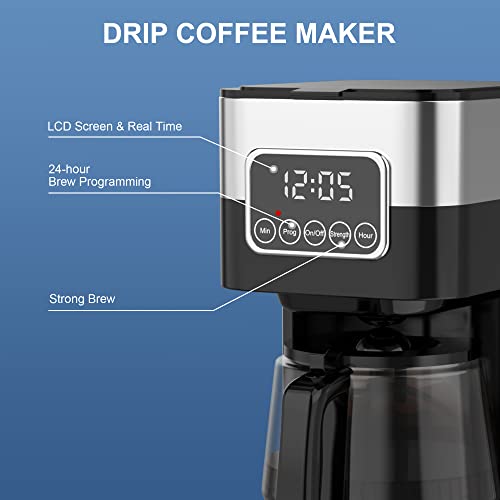 FZSNOK 10Cup Programmable Coffee Maker Automatic Drip Coffee Maker