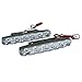 Generic 6000K  6-LED Universal Fit Lights For Car, Cool White