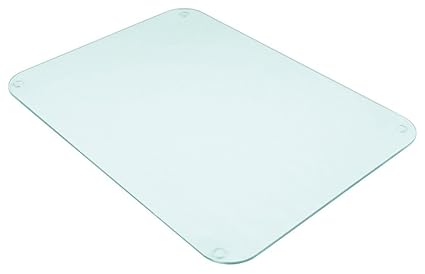 Tuftop 50cm x 40cm Glasschneidebrett, durchsichtig, glatte Oberfläche