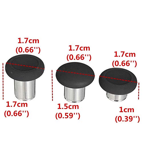 heaven2017 Metal Controller Buttons Set Thumbsticks Mod Replacement Kit for Xbox One Elite Red - Thumbnail 5