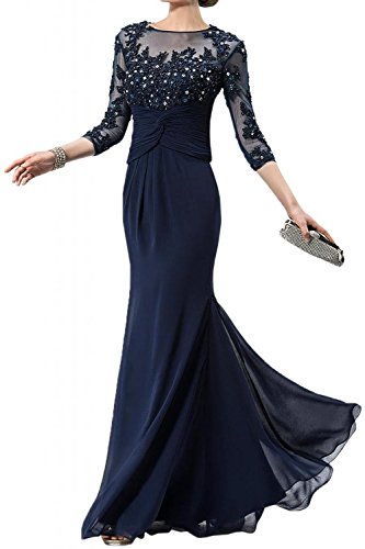 ALfany-Womens-Column-34-Sleeves-Appliques-Chiffon-Mother-of-the-Bride-Dresses-US6