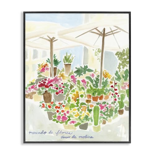 Stupell Industries Canopy Covered Garden Black Framed Giclee Wall Art Design by…