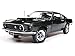 1969 Ford Mustang Boss 429 Black Jade Muscle Car & Corvette Nationals (MCACN) Limited Edition to 1002 Pieces Worldwide 1/18 Diecast Model Car by Autoworld AMM1152