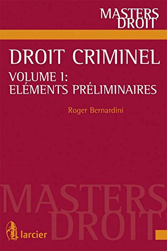 Droit criminel