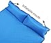 GROVE Camp Solutions Double Sleeping Pad - 2 Person Camping Pad with Built in Pillow for Camping, Hiking and Backpacking