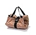 Super Tool Roll Up Bag, Heavy Duty Tool Bag Wrench Organizer with 5 Zipper Pockets, Canvas Pliers Organizer for Mechanics, Tool Pouch Sling, Car Seat Back Organizer, Ideal Gift for Men (Brown)