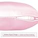 Ravmix Silk Pillowcase for Hair and Skin, 21Momme, with Hidden Zipper, Both Sides Silk, 1PCS, Standard Size 20×26inches, Pink