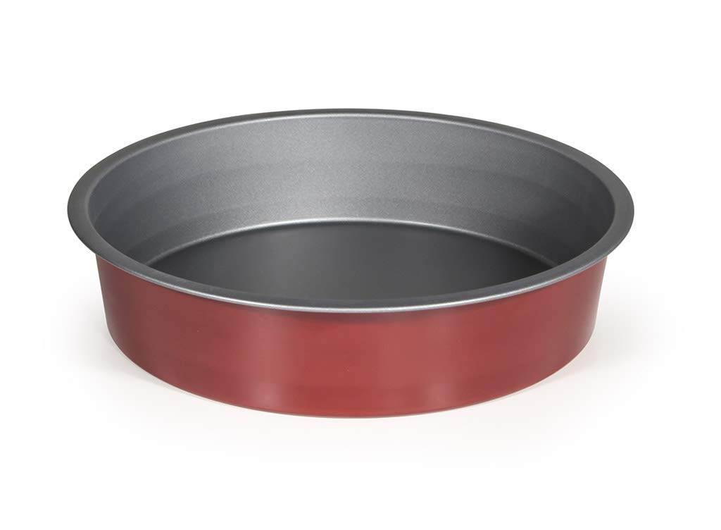 imf Round Mould, Steel, Red, 24 x 5.5 cm