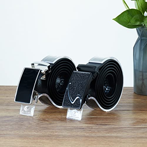 5-Pack Acrylic Belt Display Stands - Clear Belt Holders For Store Or Home Organization