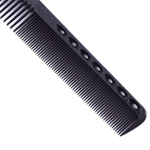 1 Pc Professional Hair Cricket Comb Heat Resistant Medium Cutting Carbon Comb Salon Antistatic Barber Styling Brush Tool - Thumbnail 2