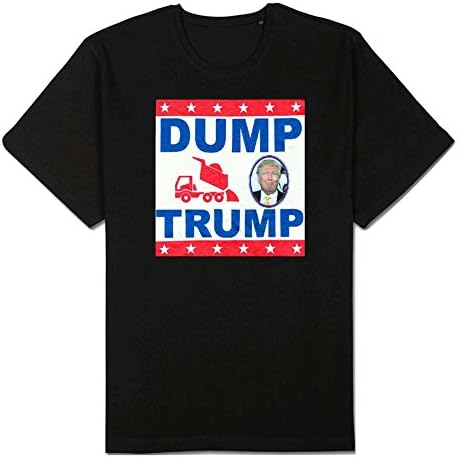 Chucky Tees Dump Trump Tee (Double XL, Black)