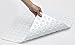 Yimobra Shower Stall Mat Non Slip, 21x21 Inch, Soft Square Bath Mat for Shower with Suction Cups and Drain Holes, Stall Floor Mats for Bathroom, Machine Washable, Bathroom Accessories, White