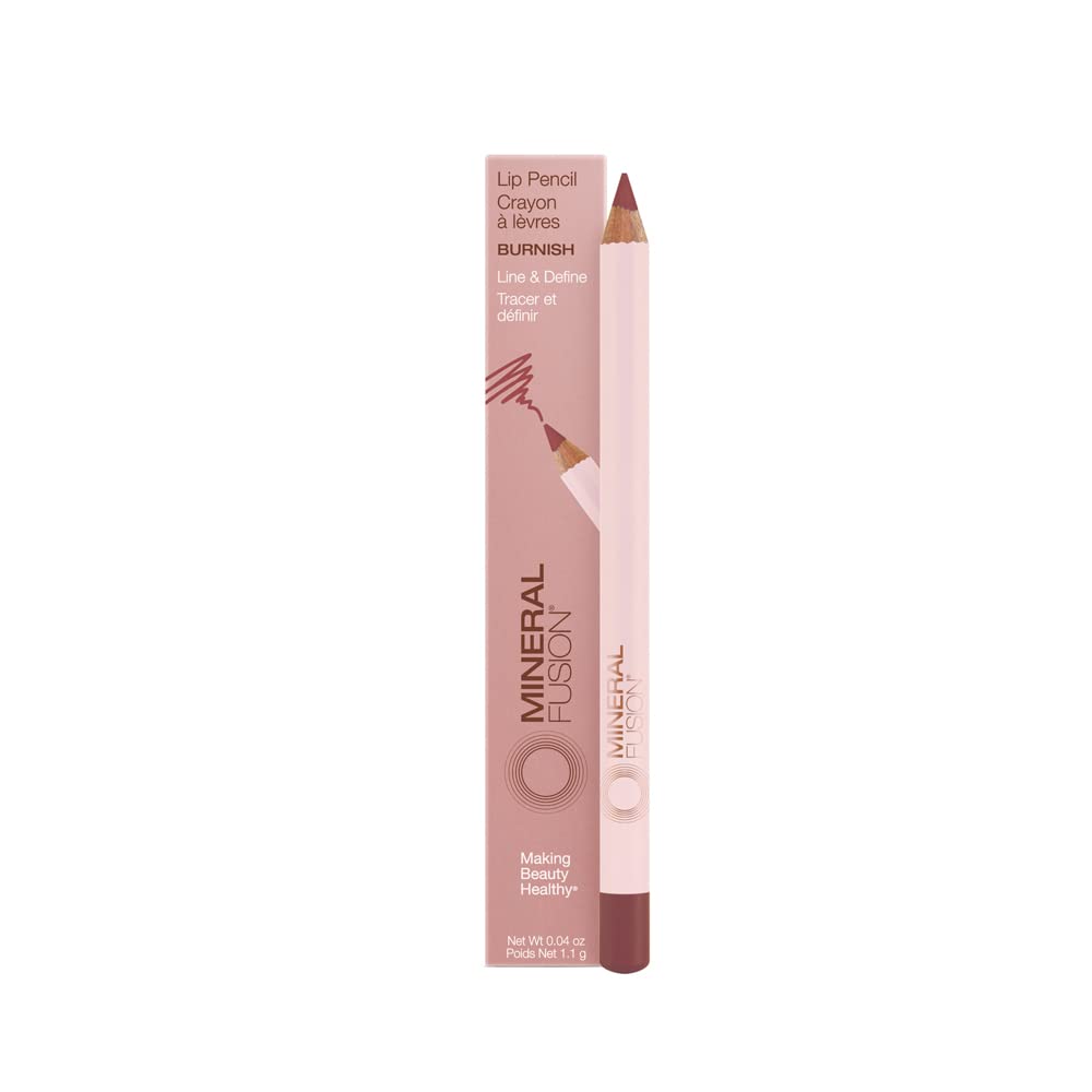 Photo 1 of Mineral Fusion Lip Liner Pencil, Burnish 0.04 Ounce