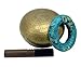 Large Heavy Weight 6.25 Inches Meditation Grade Professional Quality Hand Hammered Tibetan Singing Bowl Set. Yoga Sound Bowl Made with Seven Metals for Healing and Relaxation. By Healing Lama(TM)