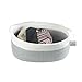 ICEBLUE HD Natural Cotton Rope Pet Toy Storage Basket Table Organizer Baby Nursery Bin