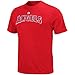 MLB Los Angeles Angels Men's Trout 27 Tee, XX-Large, Athletic Red