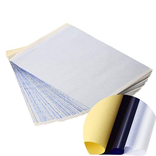 100 Sheets Thermal Tattoo Transfer Paper A4 Size Thermal Stencil Carbon Copier Paper Tattoo Accessories Tattoo Supply - Thumbnail 5