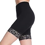 MANCYFIT Slip Shorts for Women Short Leggings Mid Thigh Legging Plus Size Lace Undershorts