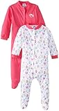 Gerber Baby-Girls Newborn 2 Pack Sleep N Play,Cute Town,6-9 Months