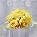 FAYBOX Girl Bridesmaid Wedding Wrist Corsage Party Prom Hand Flower Decor Pack of Yellow