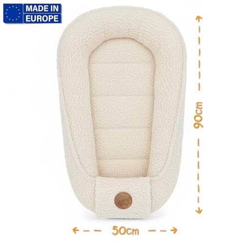 Totsy Baby Babynest Portable Baby Cot Sleeping Bag - Baby Cot Sleeping Bag Cosy Cuddly Boy Girl Newborn Nido Cream