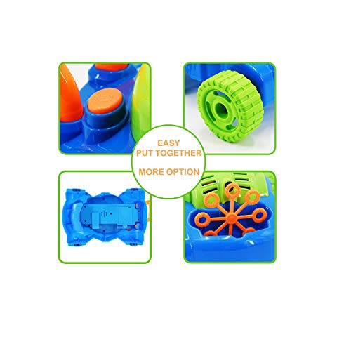 Hedgbobo Music Bubble Lawn Mower Electronic Bubble Blowing Mover Outdoor Push Toys